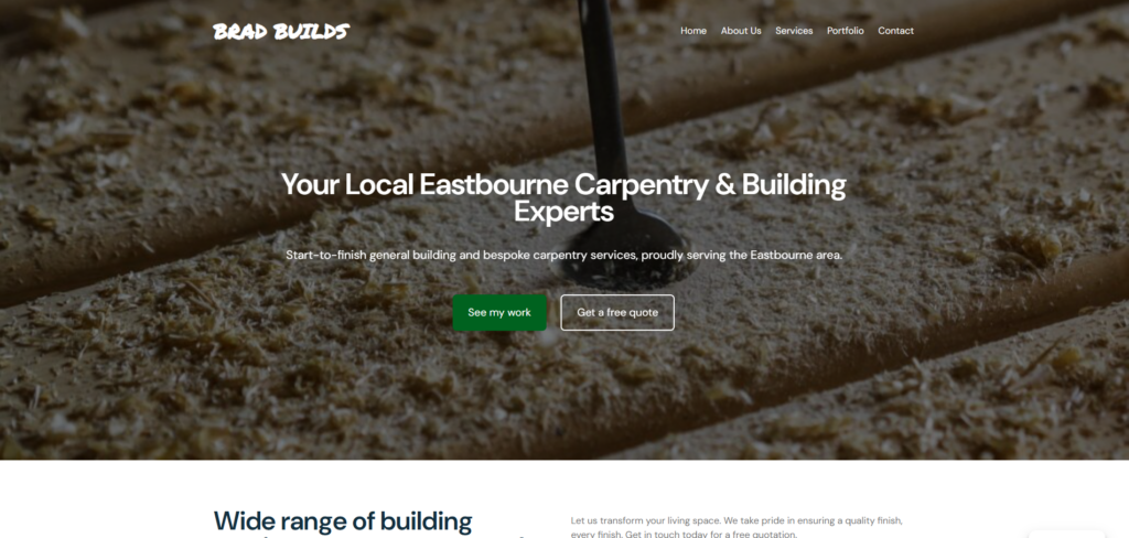 Brad Build's Website